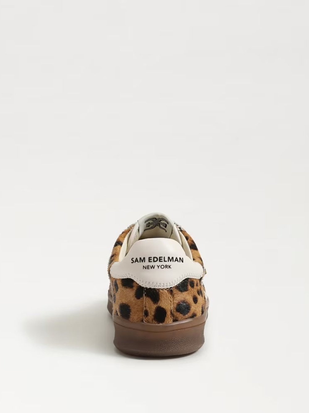 Sam Edelman Leopard-Print Velcro Sneakers in Brown and Black - Picture 3 of 6